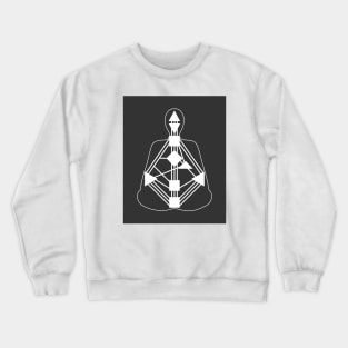 White body graph Crewneck Sweatshirt